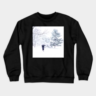 A walk in the snow Crewneck Sweatshirt